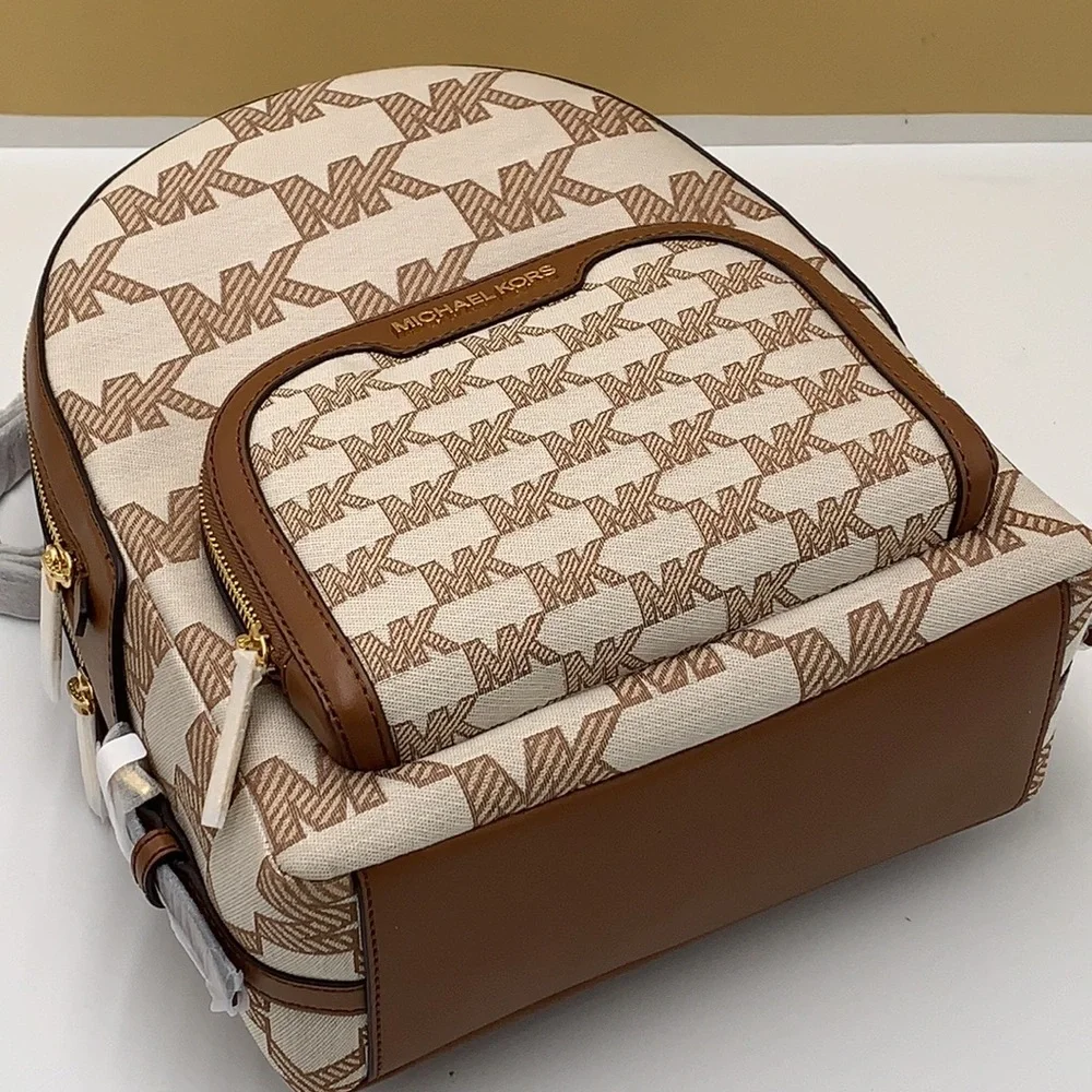 MICHAEL KORS Jaycee Medium Logo Jacquard Backpack Luggage color